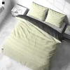 Seersucker Bettwäsche 200x200 cm Beige Anthrazit Wende Produktbild-Vorschau 2