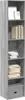 Bücherregal Grau Sonoma 40x30x189 cm Holzwerkstoff Produktbild-Vorschau 2