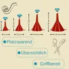Trichter für die Küche Trichter klein Einfülltrichter 8er Produktbild-Vorschau 3