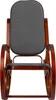 ModernHome TXWQM-F001 Schaukelstuhl - grau-braun Produktbild-Vorschau 8