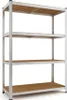 MONZANA® Schwerlastregal 160x90x40cm 700kg 4 MDF-Platten Produktbild-Vorschau 1