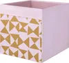 4x Dröna Ikea Fach Triangel rosa/gelb Box für Regal Kallax Produktbild-Vorschau 3