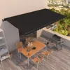 Markise Automatisch Einziehbar 600x350 cm Anthrazit Produktbild-Vorschau 2