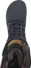 A top-down view of a black boot with fur lining. Anteprima dell’immagine prodotto