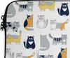 MuchoWow® Laptop Hülle 14 ZollMuster - Katze - Kater - Produktbild-Vorschau 3