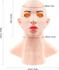 Realistická ženská latexová pokrývka hlavy - cosplay, drag Náhľad obrázku produktu 4
