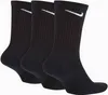 Three black Nike crew socks are displayed side-by-side against a white background. Produktbild-Vorschau