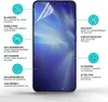 A smartphone screen protector with feature callouts. Produktbild-Vorschau