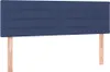 The Living Store Kopfteile 2 Stk. Blau 72x5x78/88 cm Stoff Produktbild-Vorschau 3