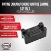 HEYNER® Lot de 2 patins en caoutchouc pour chandelles Voir les images du produit 2
