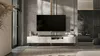 A modern living room with a TV stand and television. Produktbild-Vorschau