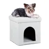 relaxdays 10019046_49 relaxdays Sitzhocker mit Hundebox   Náhľad obrázku produktu 3