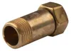 Messing Gewinde-Fitting Schaft flachdichtend mit Kappe Produktbild-Vorschau 2