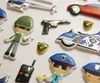 Naklejki wielokrotnego użytku - Wykonane z pianki - Policja Podgląd zdjęcia produktu 1