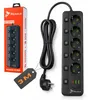 Reagle Ciabatta elettrica 3m 5 prese & 3 USB (1x USB-C), Anteprima dell’immagine prodotto 1