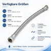 sanicomfort Edelstahl-Panzerschlauch DN19, 3/4 Zoll IG x Produktbild-Vorschau 2