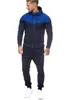 Herren Jogginganzug | Freizeitanzug 984 schwarz/blau | M Produktbild-Vorschau 2
