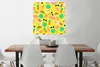 MuchoWow® Poster Sommer - Flamingo - Gelb 75x75 cm - Wand Produktbild-Vorschau 2