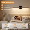 LED Wandleuchte 80cm mit 10000mAh Akku, 360° Drehbar Produktbild-Vorschau 8