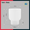 KOTARBAU® 2er Set Keramik Blumentopf ⌀ 12 cm Höhe: 16,5 cm Produktbild-Vorschau 3