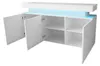 MIRJAN24 Comò 3D 160 Glossa, credenza alta con tre ante Anteprima dell’immagine prodotto 7