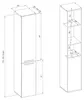 BDW Badezimmer Schrank Hochschrank, Hoher Badschrank, Produktbild-Vorschau 7