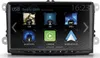 A car infotainment system screen displaying various app icons and options. Podgląd zdjęcia produktu