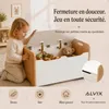 ALVIX Coffre de rangement pour jouets NESTA 1, banc pour Voir les images du produit 3