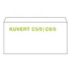 250x ÖKI Kuvert C6/5 114x229mm weiß 80 gr. Haftstreifen Produktbild-Vorschau 2