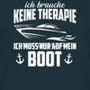 Spreadshirt Boot Kapitän Bootsfahrer Keine Therapie Produktbild-Vorschau 2