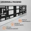2 Stück Kennzeichenhalter Chrom - gebürstet  Produktbild-Vorschau 3