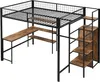 MODFU podkrovní postel 140x200cm s ochranou proti Náhled obrázku produktu 9