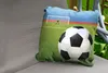 MuchoWow® Outdoor Kissen - Eine Illustration eines Fußballs Produktbild-Vorschau 2