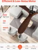 180cm Deckenventilator Holzflügel kein Licht Fernbedienung Produktbild-Vorschau 3