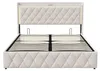 SUNFECILI Polsterbett 140x200 cm,Boxspringbett 140x200,mit Produktbild-Vorschau 8