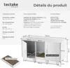 Maison de toilettage pour chat FREYA avec tapis à gratter Voir les images du produit 6