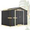 GIHAUVIA Abri de jardin métallique 180 × 229 × 191 cm Voir les images du produit 8