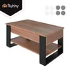 Tavolino da salotto allungabile, dimensioni 92 x 51 x 45 cm Anteprima dell’immagine prodotto 4