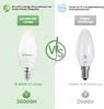 Comparison between a Lumiled LED lamp and a traditional incandescent bulb, highlighting energy savings and lifespan. Anteprima dell’immagine prodotto