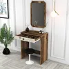 Skye Decor, miroir Lizbon - noyer, blanc, marbre, Voir les images du produit 3