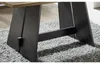 Esszimmertisch Wangentisch Design Schwarz Weiß 180x90 mit Produktbild-Vorschau 2