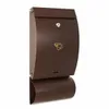 Briefkasten FEINZ 46 X 25 cm Braun Wetterfest Abschließbar Produktbild-Vorschau 1