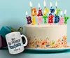 Mit 66 Jahren beginnt das Leben Glas Tasse Produktbild-Vorschau 3