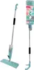 A spray mop with a detachable cleaning head and a packaging of the same product. Náhled obrázku produktu