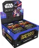 A booster box of Star Wars Unlimited trading cards, specifically the 'Shadows of the Galaxy' set, is displayed. Produktbild-Vorschau