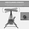 Outsunny 3-Sitzer Hollywoodschaukel Gartenschaukel mit Produktbild-Vorschau 4