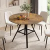 BEALIFE Runder Esstisch 100 cm Ø | Für Esszimmer, Balkon & Produktbild-Vorschau 9