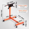 Support moteur SucceBuy, support moteur rotatif de 340 kg Voir les images du produit 7