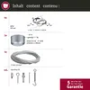 Paulmann Seilsystem Cardan Chrom mit 4 Spots Produktbild-Vorschau 4