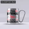 Trendation - Pferde Edelstahl Tasse Karabiner Geschenk Produktbild-Vorschau 2